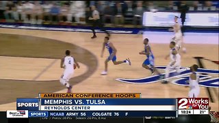 Tulsa Basketball snaps 3-game losing streak by beating Memphis, 95-79