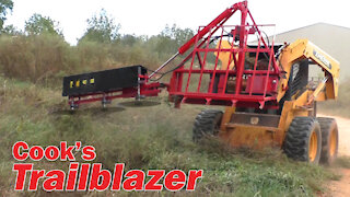 Cook's Trailblazer - Tree limb, small tree, and brush cutter for skid steers