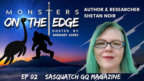 Monsters on the Edge #2 Sasquatch GQ Magazine with Shetan Noir