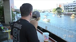 Bolts fans book hotel rooms to watch boat parade