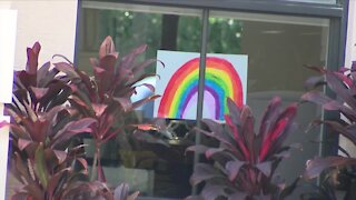 Boca Raton woman brings neighbors together through rainbows on windows