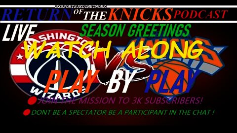 🔴 LIVE New York #Knicks VS #WIZARDS #NYKVS PLAY BY PLAY & WATCH-ALONG #KNICKSFollowParty