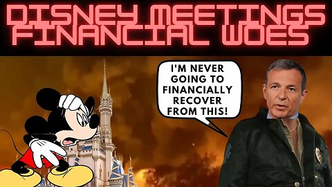 Bob Iger's Desperate Secret Meetings Disney Sells Off Assets After Losing Millions!