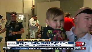 Community comes together to help boy battling cancer