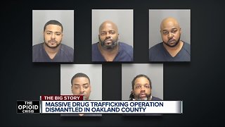 5 men arrested for operating drug trafficking organization in Oakland County