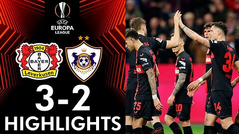 Bayer Leverkusen vs Qarabağ 3-2 Extended Highlights Goals | UEFA Europa League 2023/24