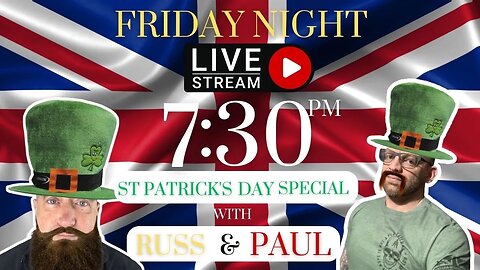 Friday Night Live with @TheFitnessHutch #StPatricksDay Special