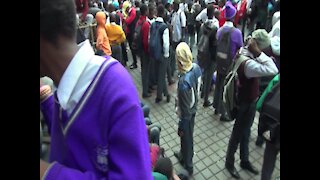SOUTH AFRICA - Johannesburg - Cosas learners march into JHB (8gp)