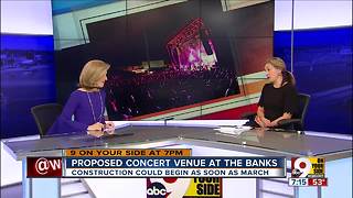 Proposed concert venue at The Banks