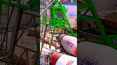 Schwing Stetter batching plant operation #machinery #amazing #schwing_stetter #batchingplant #short