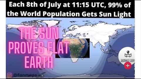🌞sunlight coverage proves FLAT EARTH!🌍➖(read description)