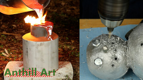 Making an Aluminum Snowman