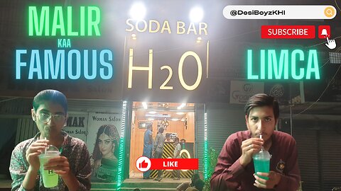 Soda Bar | H2O limca | @DesiBoyzKHI