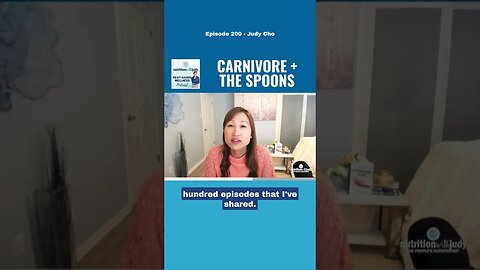 My last reel shares the spoon theory. Carnivore helps provide more spoons for many chronically Ill.