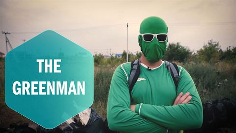 Meet Cleanman, the trashiest superhero in town