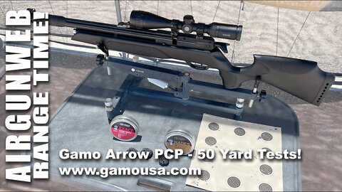 AIRGUN RANGE TIME - GAMO ARROW PCP - 50yd Tests - Can this little gun make the cut? www.gamousa.com
