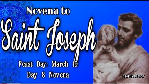 ST. JOSEPH NOVENA : Day 8