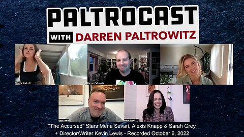 Mena Suvari, Alexis Knapp, Sarah Grey & Kevin Lewis ("The Accursed) interview with Darren Paltrowitz