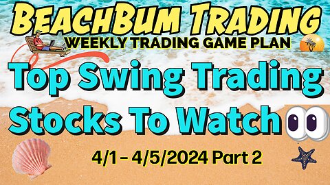 Top Swing Trading Stocks to Watch 👀 | 4/1 – 4/5/24 | BOIL FAZ GDXD HIMX MP CRT EPV YCL AEHR & More