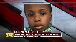 Young boy found alone in St. Petersburg, police search for family