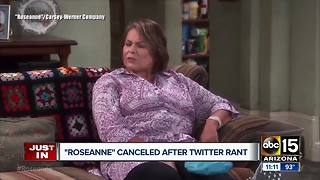 'Roseanne' canceled after Twitter rant