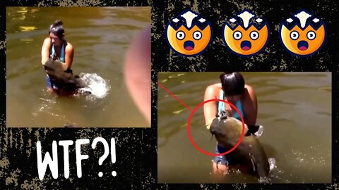 Largest Catfish Caught With A Girls Arm - Whacked Out TV