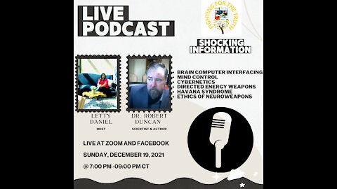 SHOCKING INTERVIEW WITH DR ROBERT DUNCAN. DARPA WHISTLEBLOWER & CREATOR OF THE VOICE OF GOD