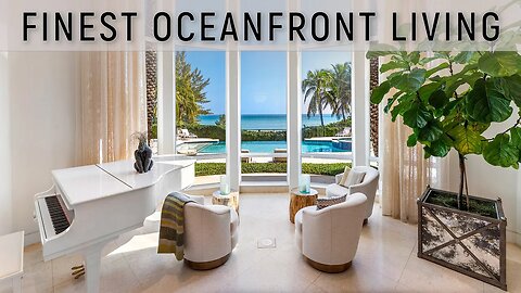 Touring the FINEST LUXURY Oceanfront home