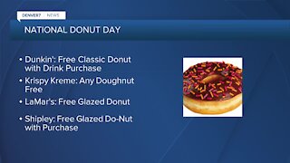 National Donut Day: Where to get freebies