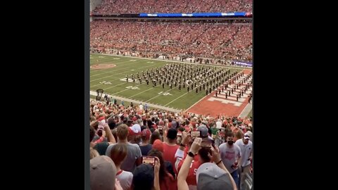 Ohio State University Marching Band,returned to Safelite Field for its home halftime show concert