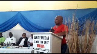 SOUTH AFRICA - Johannesburg - Support for Sekunjalo Independent Media (videos) (wyE)