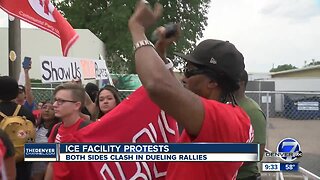 ICE protesters, supporters rally in Aurora