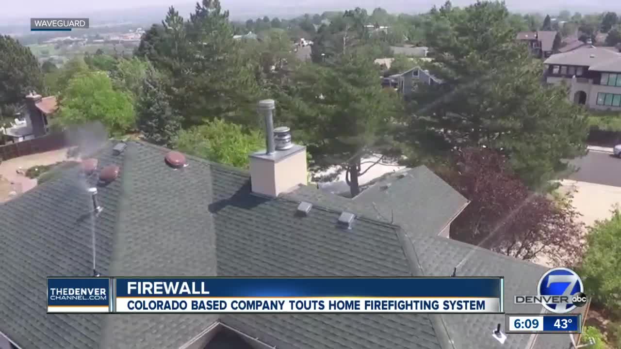 Colorado-based company touts home firefighting system