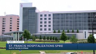 St. Francis Hospital sees spike in hospitalizations among unvaccinated individuals