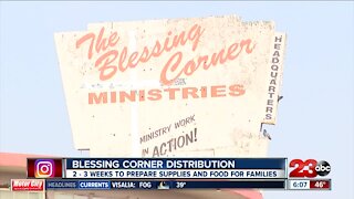 Blessing Corner hosts first food distribution of 2021