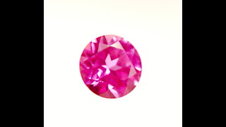 Floating Point Pink Sapphire Round Brilliant