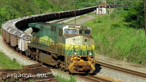 Um dos maiores trens do Brasil