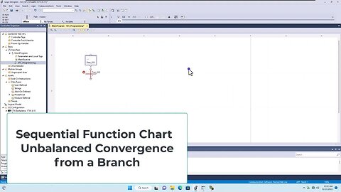 Sequential Function Chart Unbalanced Convergence
