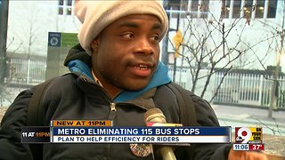 Metro to eliminate 115 bus stops deemed underused, redundant