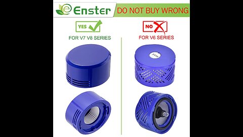 Hechuang Filters kit for Dyson V7, V8 Animal