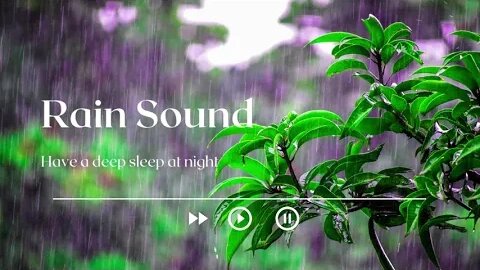 Rain Sound with Thunder Sounds-Heavy Rain for Sleep, Study and Relaxation