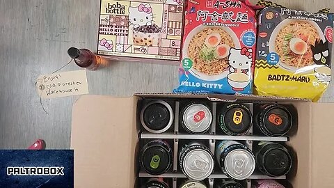 Paltrobox #244: A-Sha Noodles & Boba Tea x Hello Kitty, REIGN/Monster Energy & Old Forester Bourbon