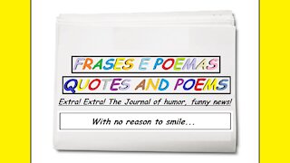 Funny news: With no reason to smile... [Quotes and Poems]