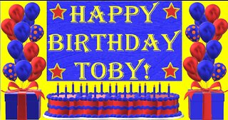 Happy Birthday 3D - Happy Birthday Toby - Happy Birthday To You - Happy Birthday Song