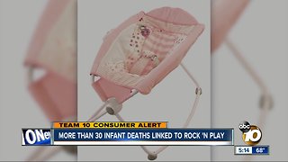 More than 30 infant deaths linked to Rock n' Play