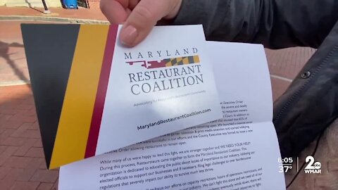 Restaurant coalition pushing to ease dining restrictions in Anne Arundel County