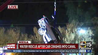 Car found in Mesa canal