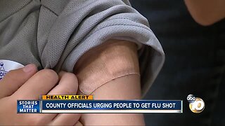 County officials urge San Diegans to get flu shot