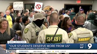 Vail Superintendent responds to anti-mask rally