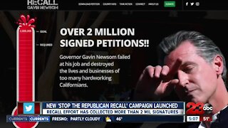 New 'Stop the Republican Recall' campaign launched, recall effort has collected more than 2 million signatures